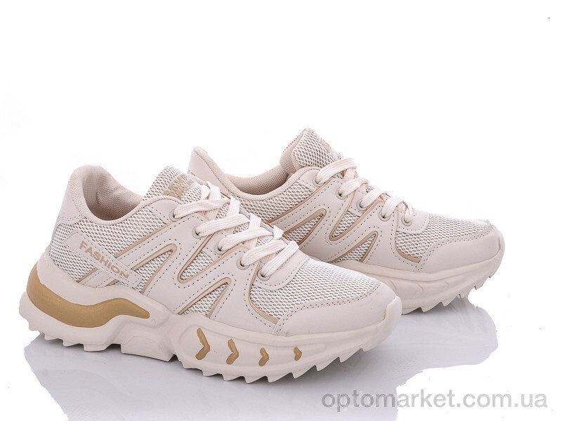 Купить Кросівки жіночі B682-6 пена KMB бежевий, фото 1