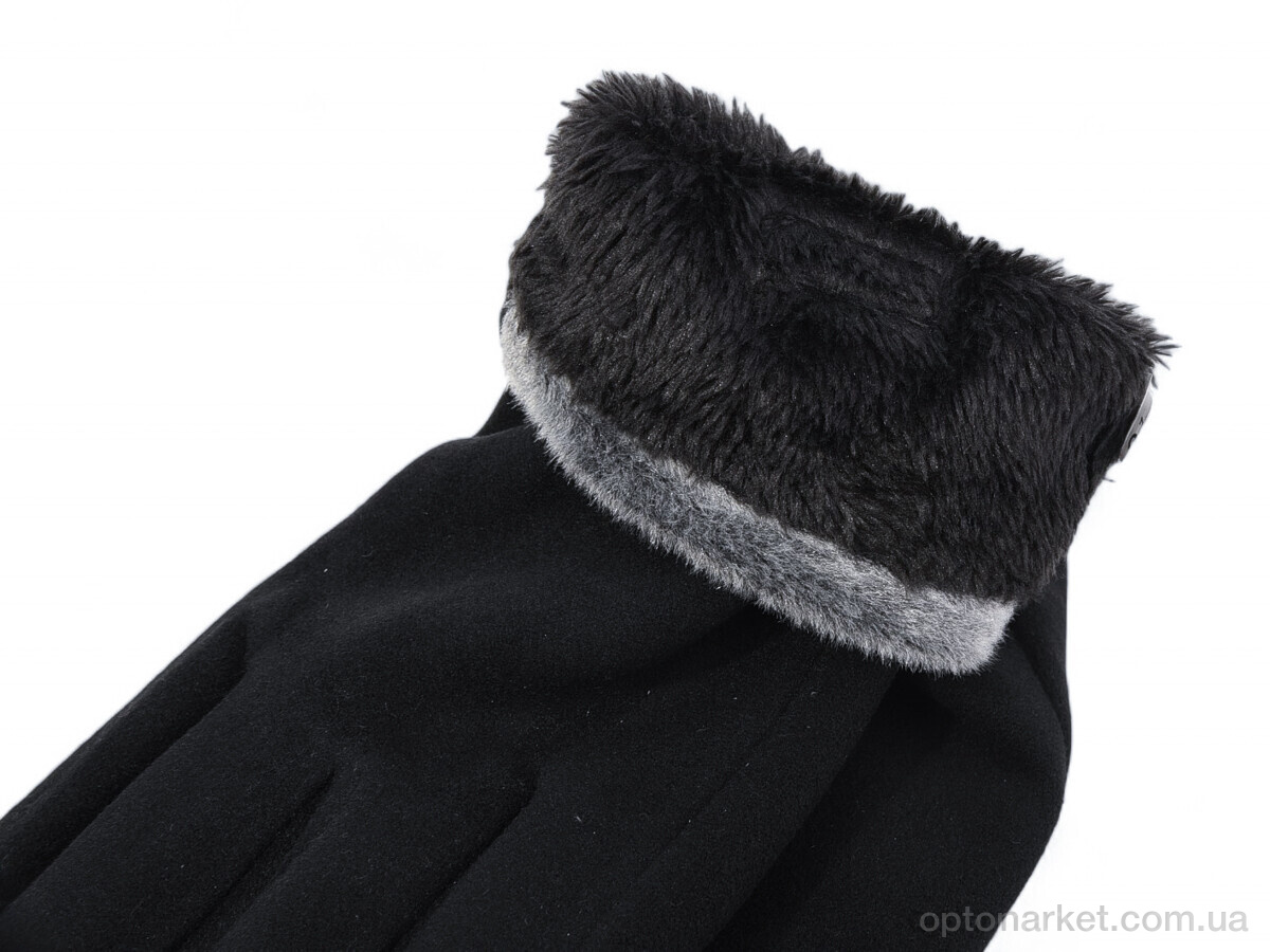 Купить Рукавички жіночі B7-2 black Королева чорний, фото 2