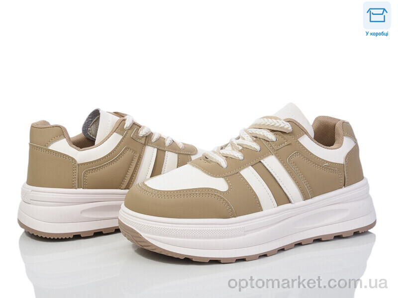 Купить Кросівки жіночі B708-5 Ouqidageni коричневий, фото 1