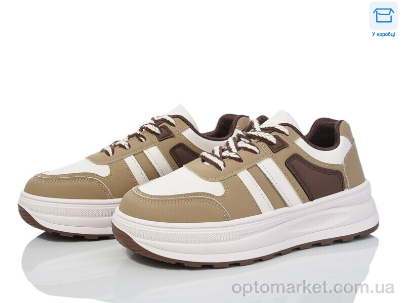 Купить Кросівки жіночі B708-6 Ouqidageni коричневий, фото 1