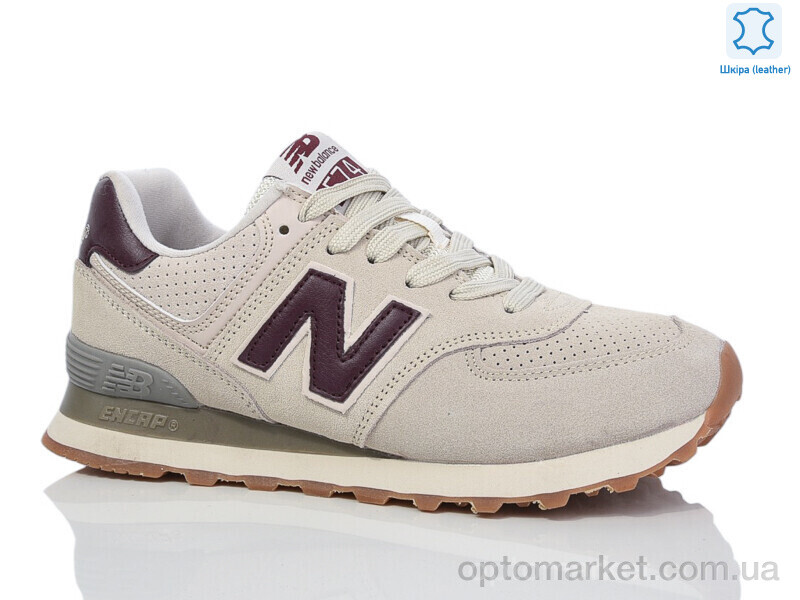 Купить Кросівки жіночі B719-14 N.w balance бежевий, фото 2