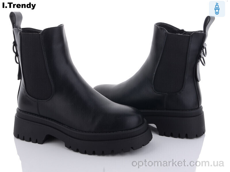 Купить Черевики жіночі B7619 Trendy чорний, фото 1