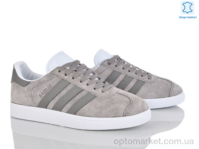 Купить Кросівки жіночі B7676-1 A.idas сірий, фото 2