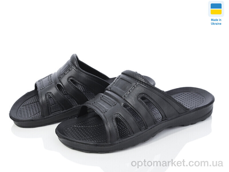 Купить Шльопанці чоловічі B8 чорний Cross чорний, фото 1