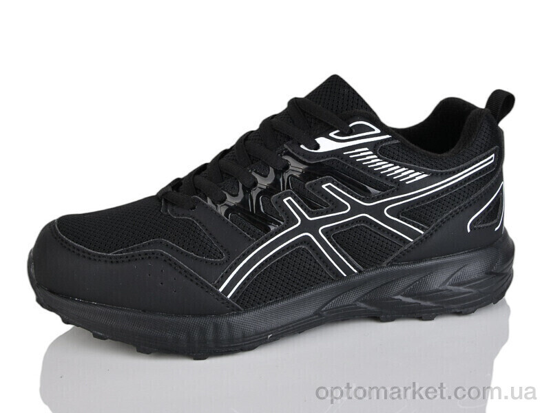 Купить Кросівки унісекс B8021-3 Run Life чорний, фото 1