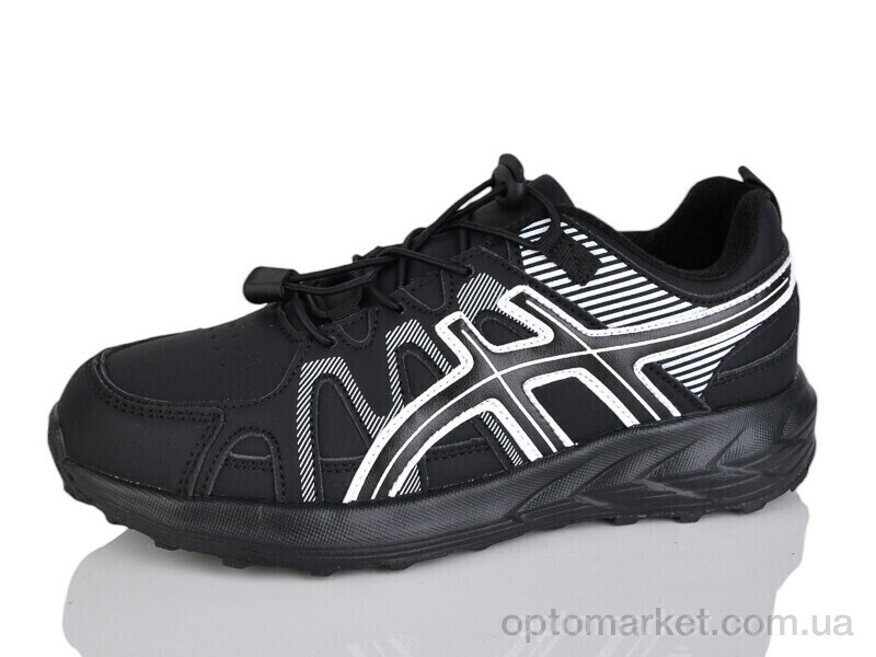 Купить Кросівки унісекс B8023-2 Run Life чорний, фото 1