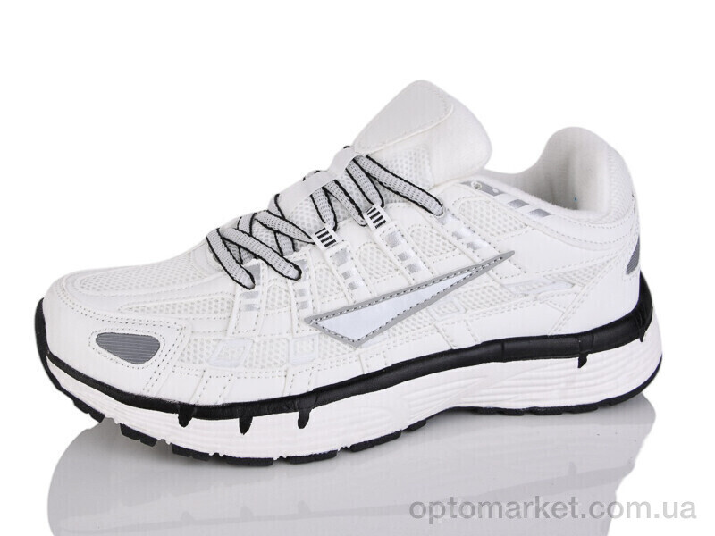 Купить Кросівки унісекс B8027-2 Run Life білий, фото 1