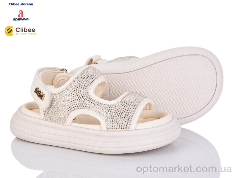 Купить Босоніжки дитячі B8133-1 beige Apawwa бежевий, фото 1