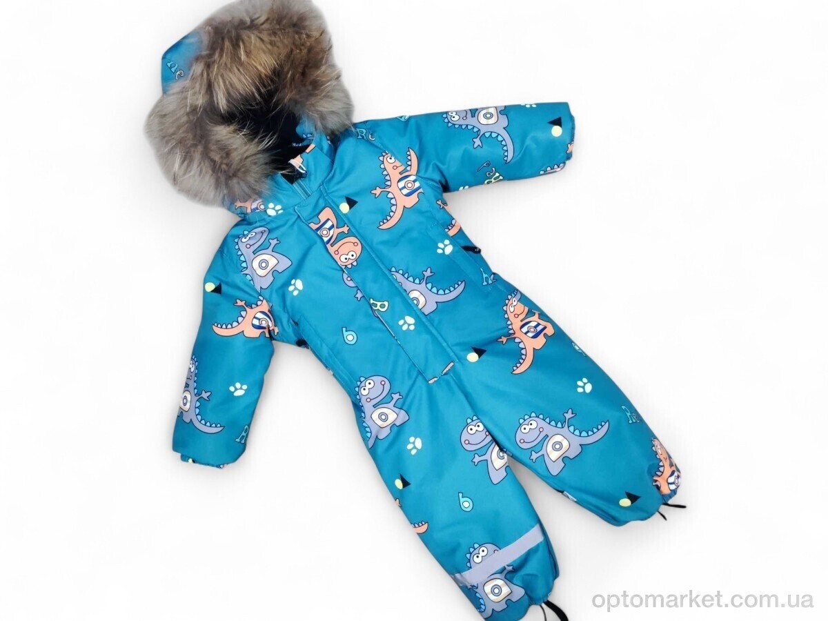 Купить Комбінезон дитячі B831 бірюзовий Wirxizzy блакитний, фото 1