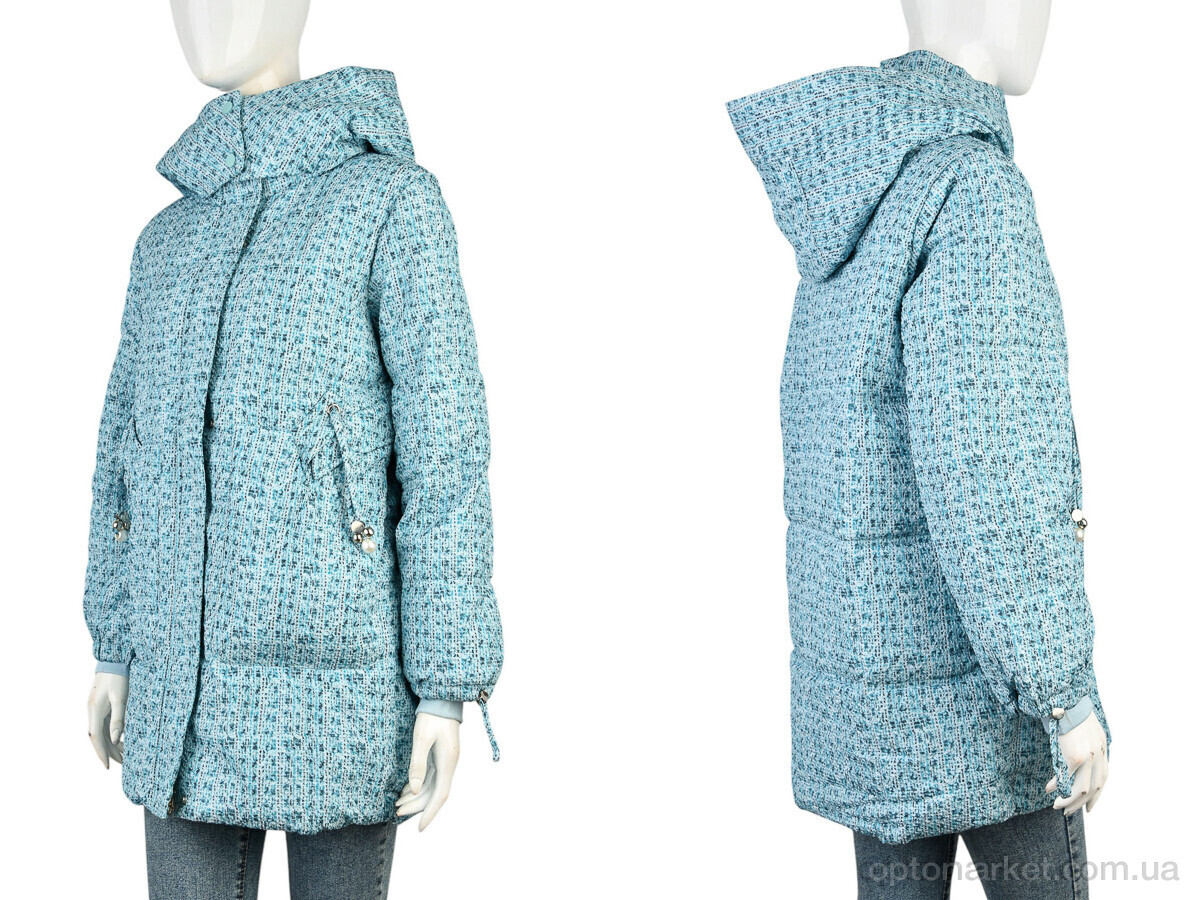 Купить Куртка жіночі B8805 (11952) blue Diyashi синій, фото 3