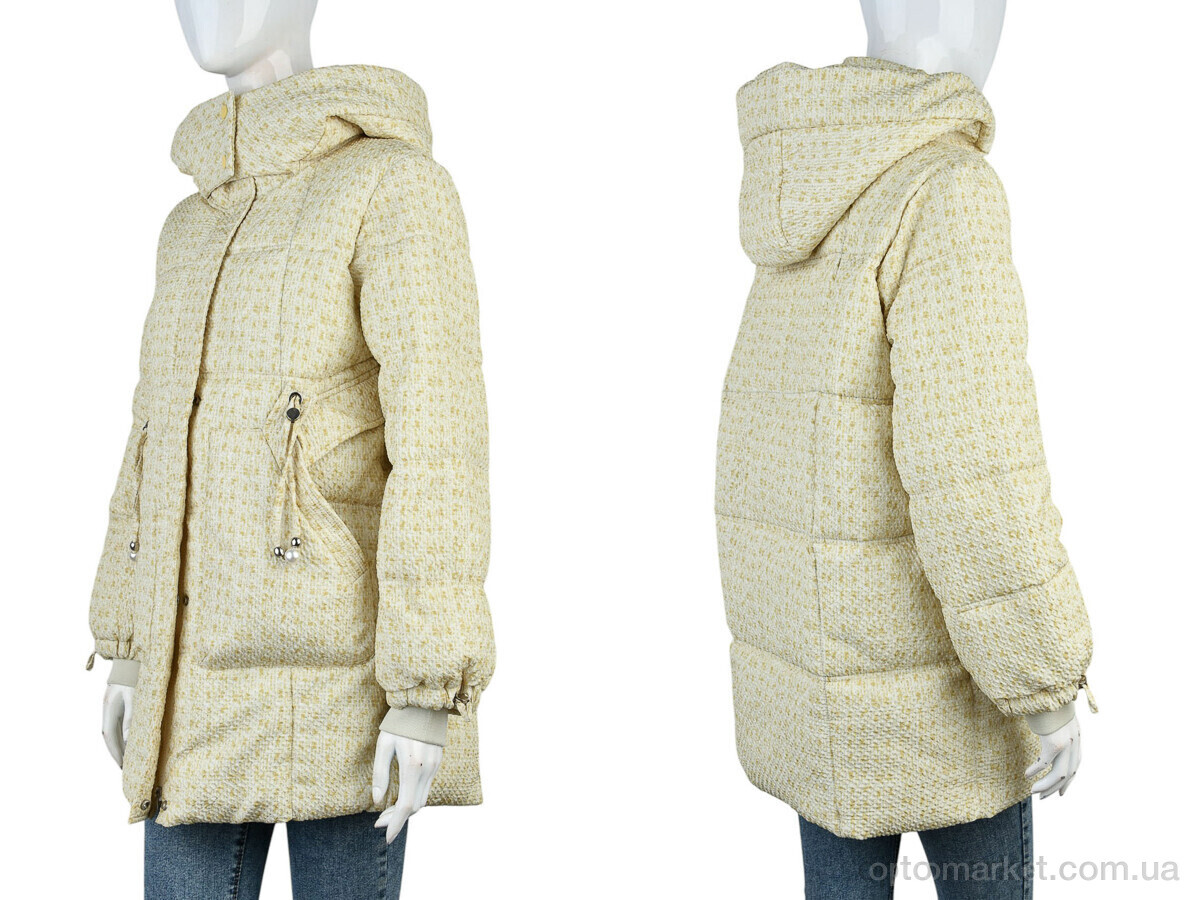 Купить Куртка жіночі B8805 (11952) yellow Diyashi жовтий, фото 3