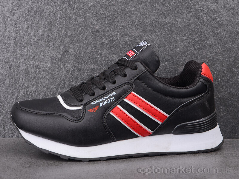 Купить Кросівки унісекс B8963-1 Bonote чорний, фото 2