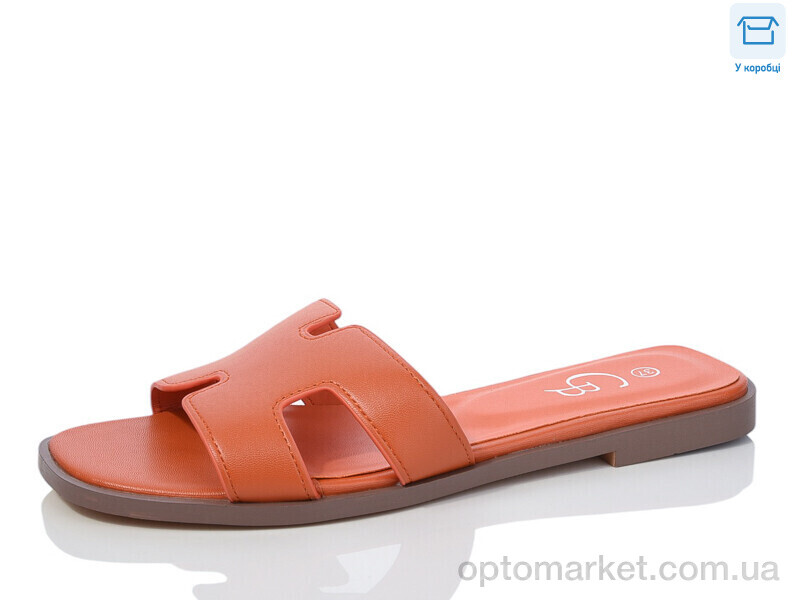 Купить Шльопанці жіночі B9-3 GB помаранчевий, фото 1