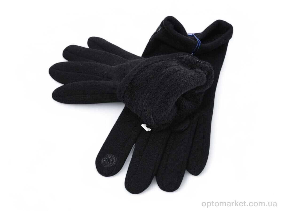 Купить Рукавички жіночі B9-72 black Number one чорний, фото 2