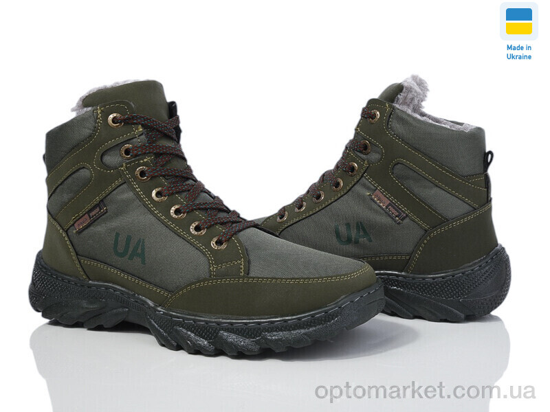 Купить Черевики чоловічі Б9 олива хутро Sigol хакі, фото 1