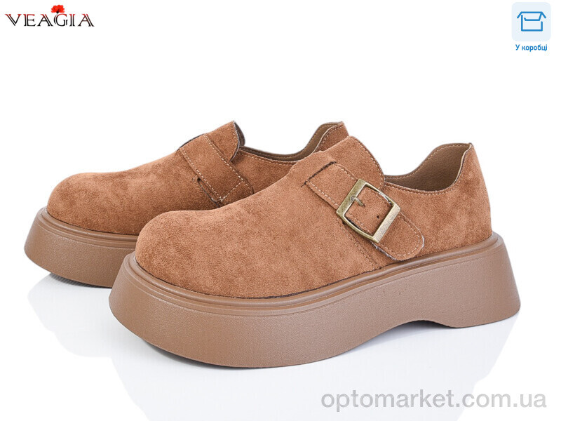 Купить Туфлі жіночі B9003-2 Veagia коричневий, фото 1