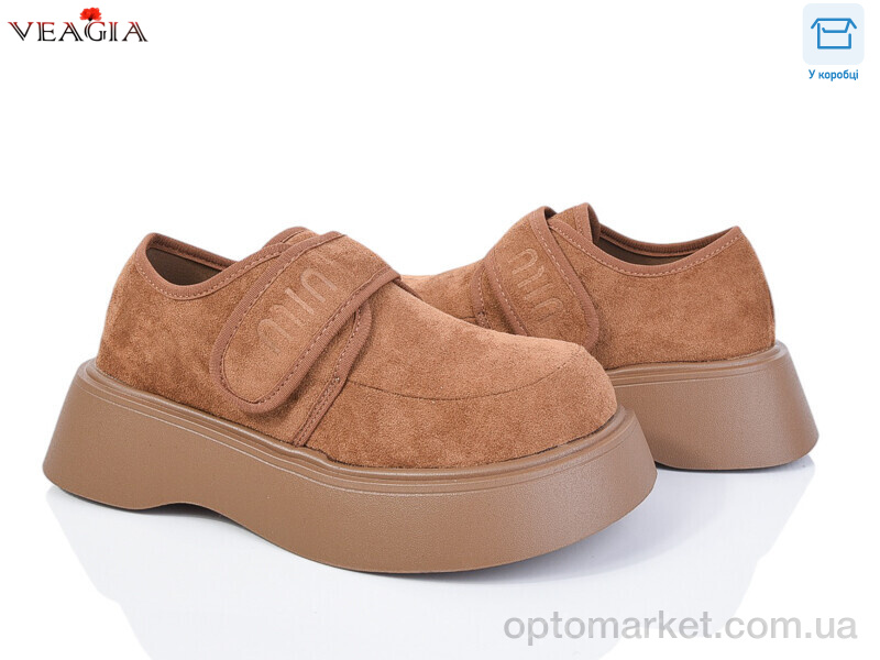 Купить Туфлі жіночі B9006-2 Veagia коричневий, фото 1