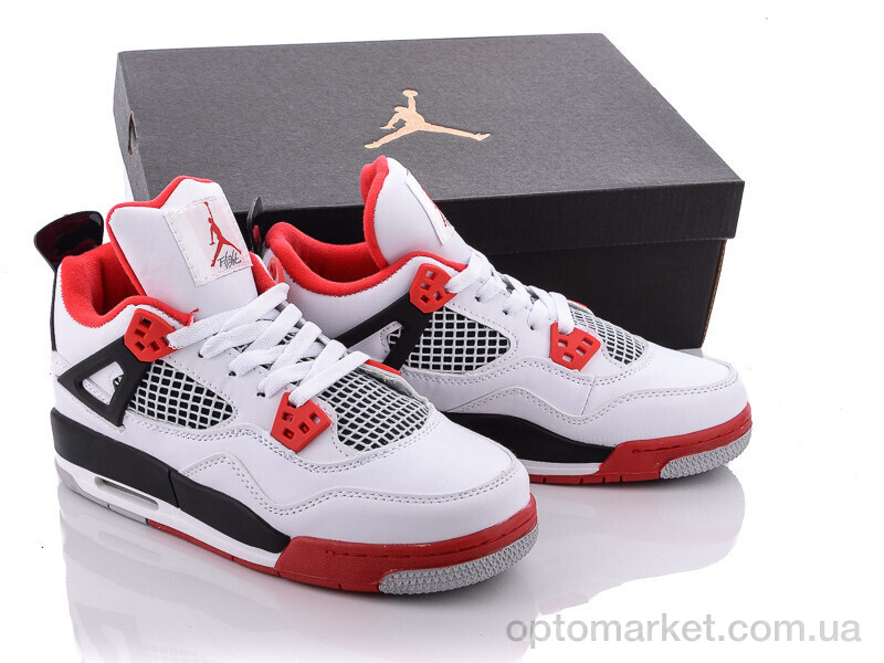 Купить Кросівки унісекс B9035-12 ліцензія J.rdan білий, фото 2