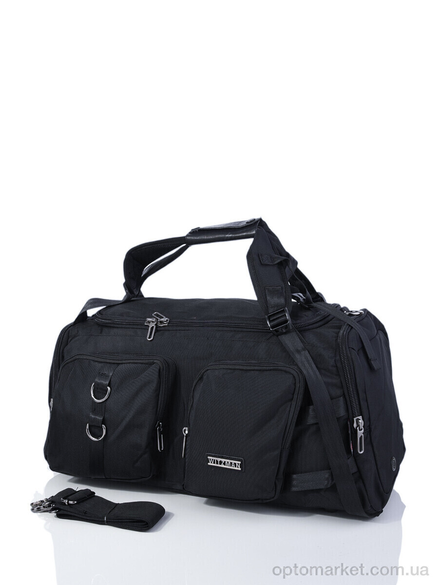 Купить Сумка-рюкзак чоловічі B910 black Superbag чорний, фото 1