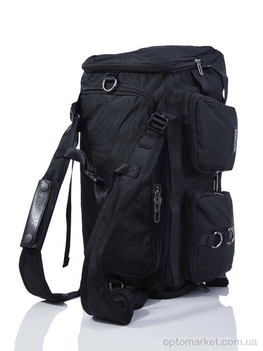 Купить Сумка-рюкзак чоловічі B910 black Superbag чорний, фото 3