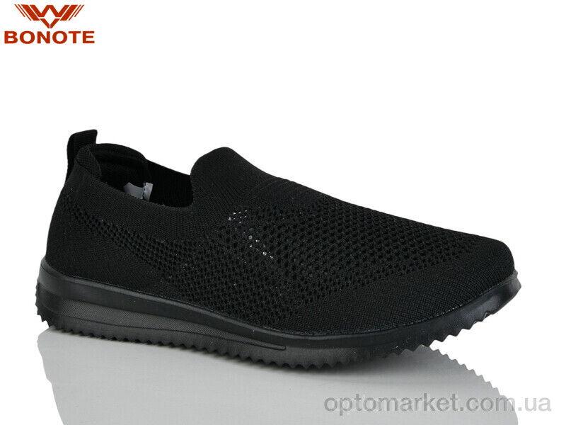 Купить Кросівки унісекс B9116-1 Bonote чорний, фото 1