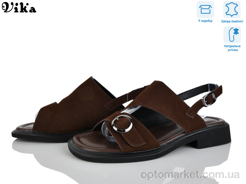 Купить Босоніжки жіночі B955-5 Vika коричневий, фото 1