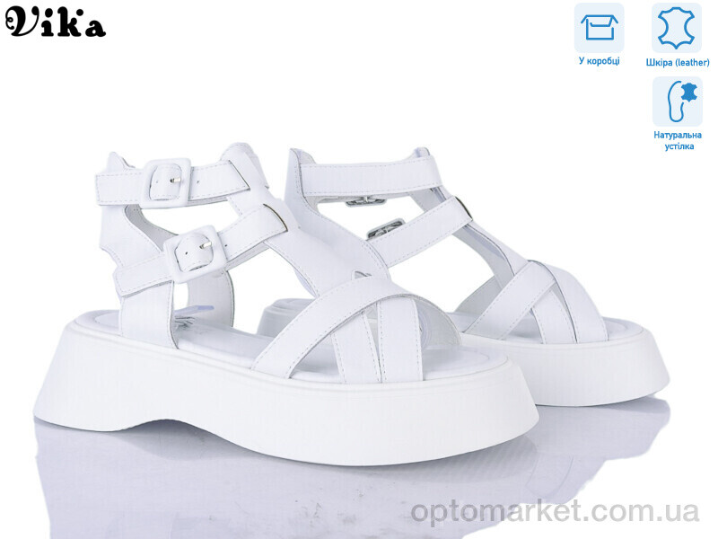 Купить Босоніжки жіночі B956-2 Vika білий, фото 1