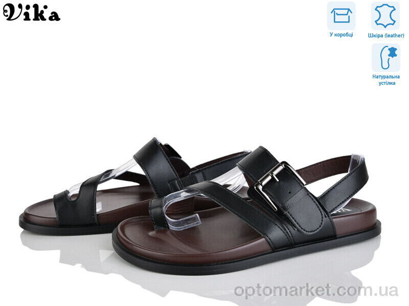 Купить Босоніжки жіночі B966-1 Vika чорний, фото 1