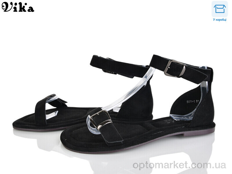 Купить Босоніжки жіночі B971-1 Vika чорний, фото 1