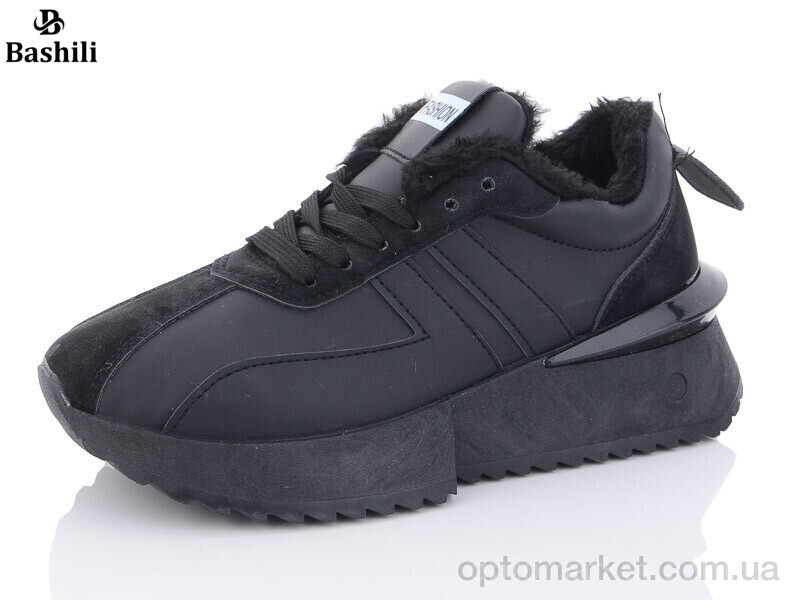 Купить Кросівки унісекс B971-1 Башили чорний, фото 1
