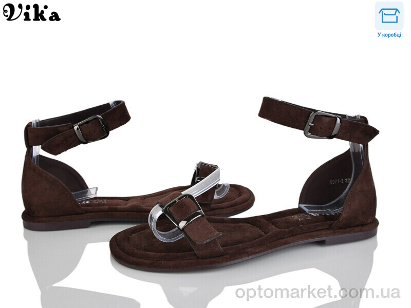 Купить Босоніжки жіночі B971-2 Vika коричневий, фото 1
