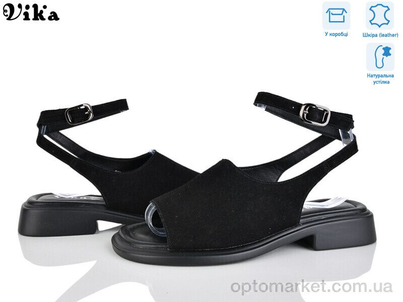 Купить Босоніжки жіночі B973-4 Vika чорний, фото 1