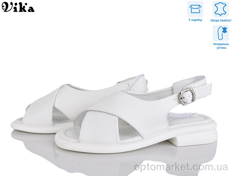 Купить Босоніжки жіночі B989-2 Vika білий, фото 1