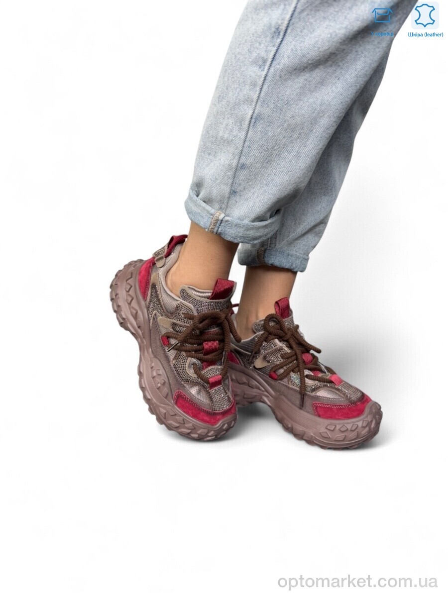 Купить Кросівки жіночі BA1001-1 wine Camille бордовий, фото 1