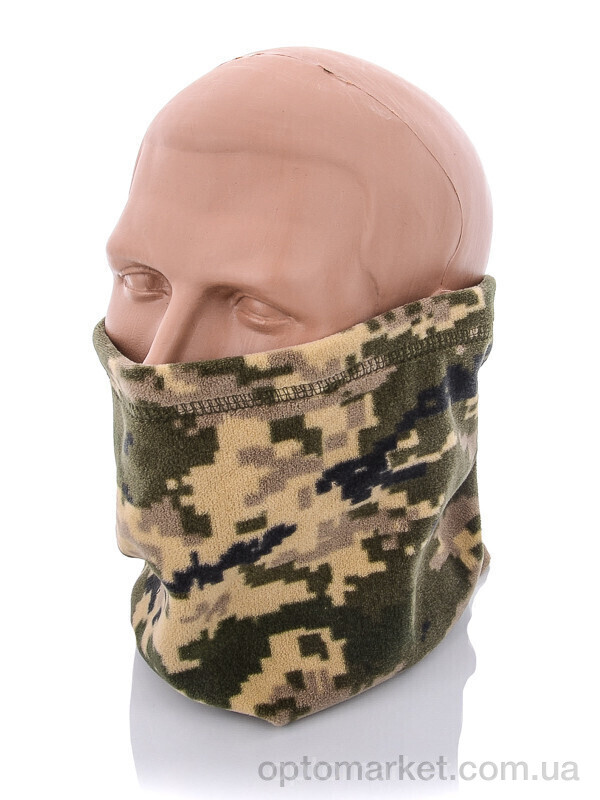 Купить Баф чоловічі Баф фліс піксель Королева зелений, фото 1