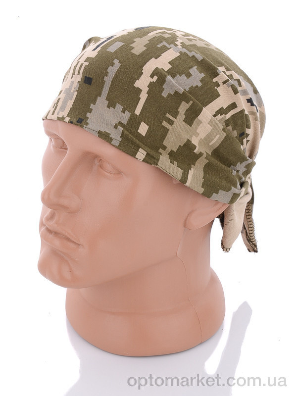 Купить Хустка чоловічі Бандана тонка х/б піксель STARK бежевий, фото 1