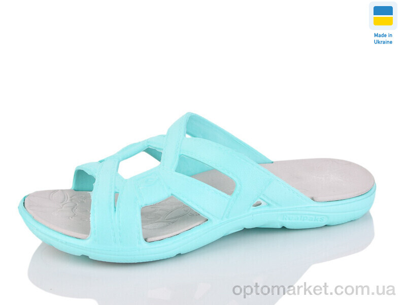Купить Шльопанці жіночі Баришня м'ята Realpaks зелений, фото 1