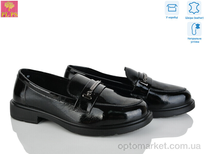 Купить Туфлі жіночі BB01-3 PLPS чорний, фото 1