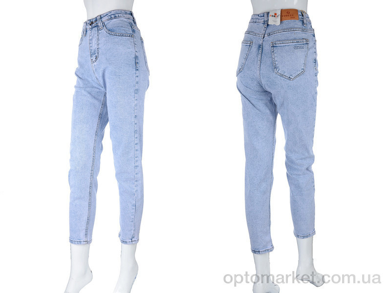 Купить Джинси жіночі BC3075 blue Forest блакитний, фото 3