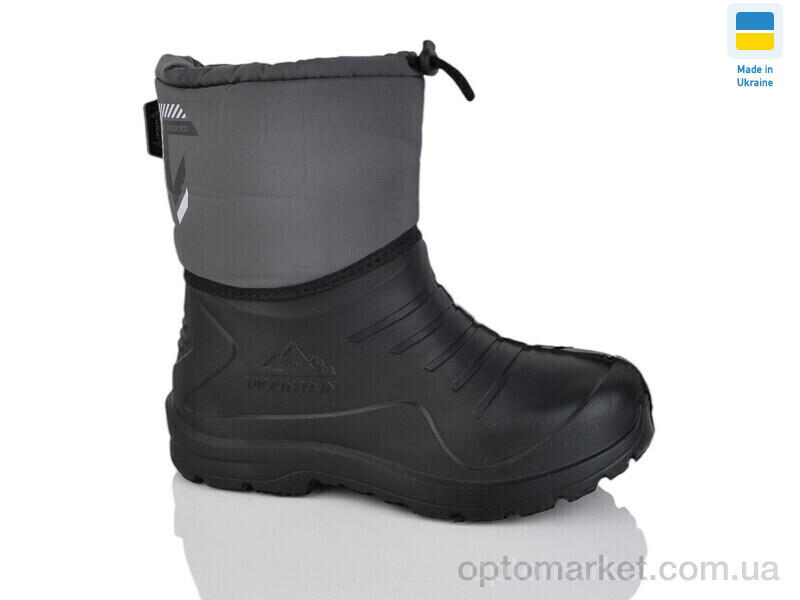 Купить Чоботи з піни чоловічі BD373 сірий Gipanis чорний, фото 1