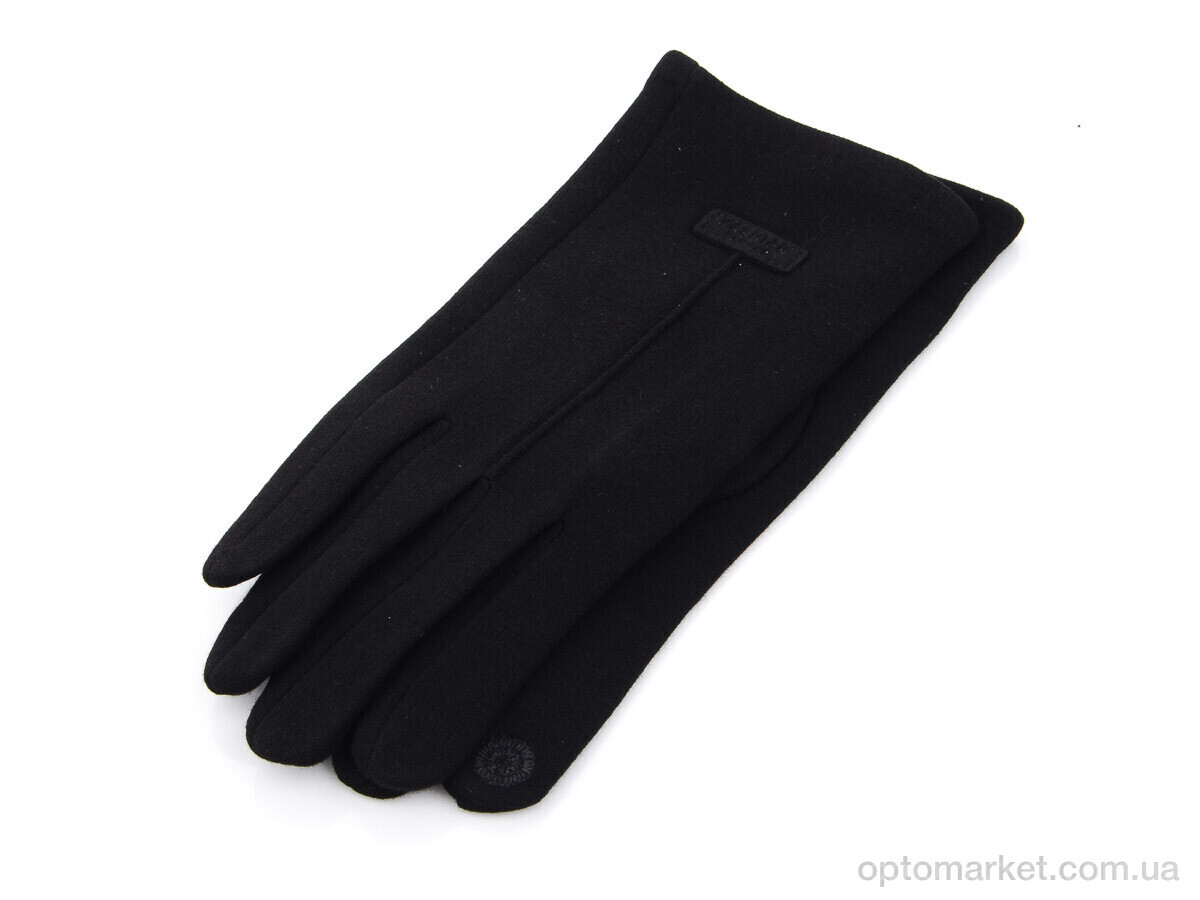 Купить Рукавички жіночі BDR03Ж трикотаж начіс Королева чорний, фото 1