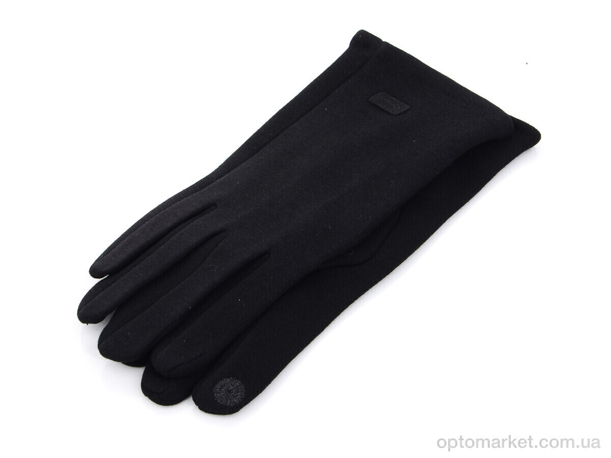 Купить Рукавички жіночі BDR05Ж трикотаж начіс Королева чорний, фото 1