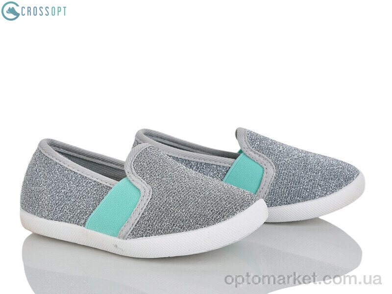 Купить Сліпони дитячі BE112 silver CROSSOPT срібний, фото 1