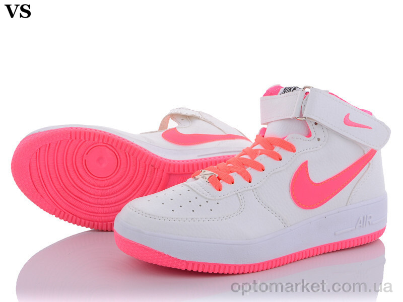 Купить Кросівки жіночі Бело-розовые N.ke білий, фото 2