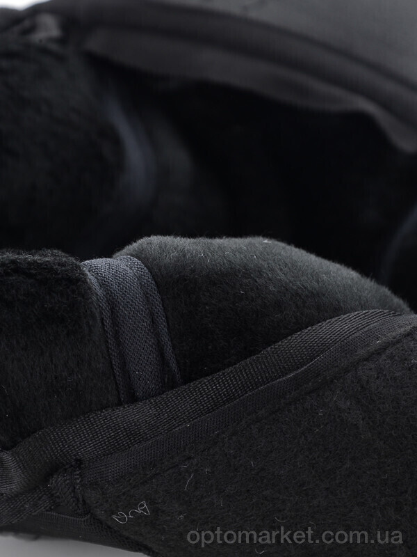 Купить Кепка чоловічі Бейсболка хутро екокожа Lider чорний, фото 2