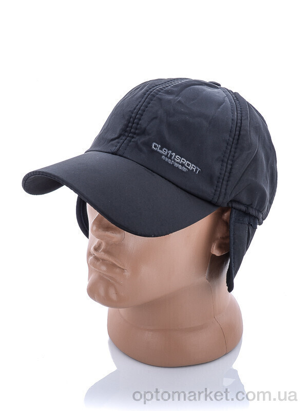 Купить Кепка чоловічі Бейсболка плащівка на флісі STARK чорний, фото 1