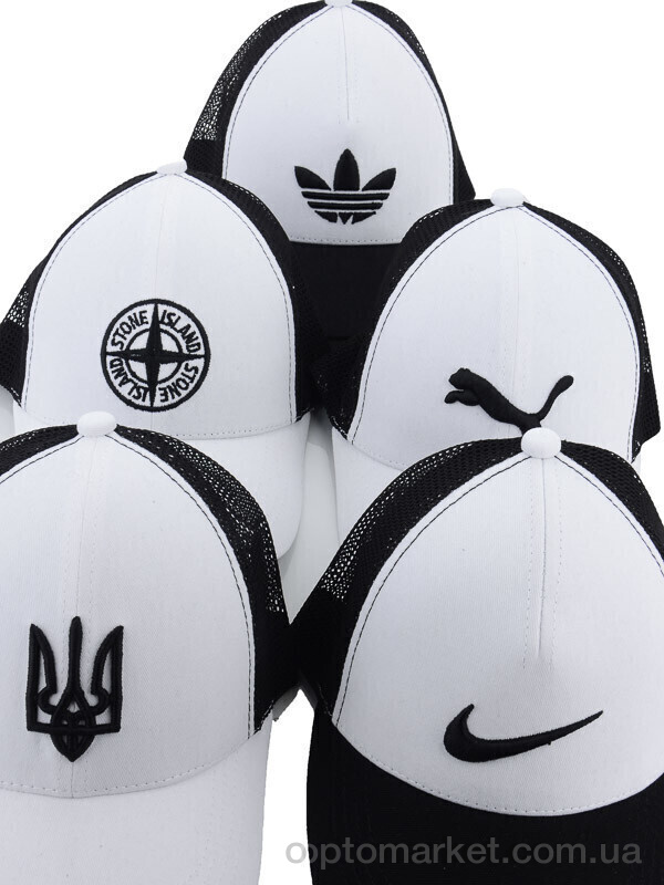 Купить Кепка чоловічі Бейсболка з сіткою та вишивкою 003 mix STARK білий, фото 3