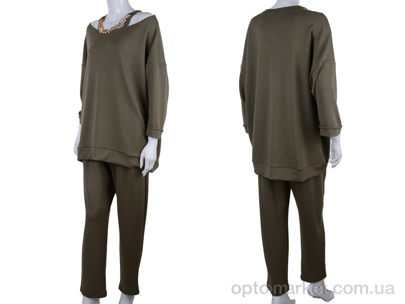 Купить Костюм женские BJ20221042 green Biljana зеленый, фото 3