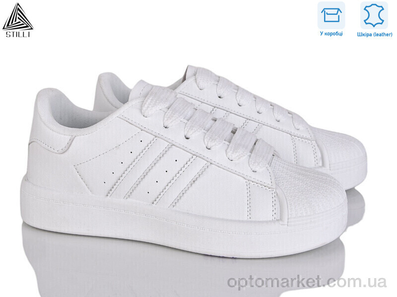 Купить Кросівки жіночі BK10-4 шкіра Stilli білий, фото 1