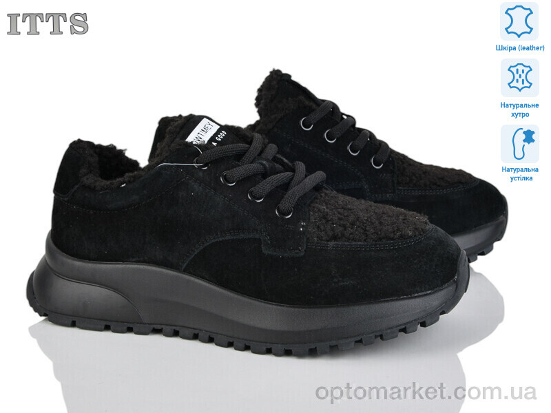 Купить Кросівки жіночі BK196-1 ITTS чорний, фото 1